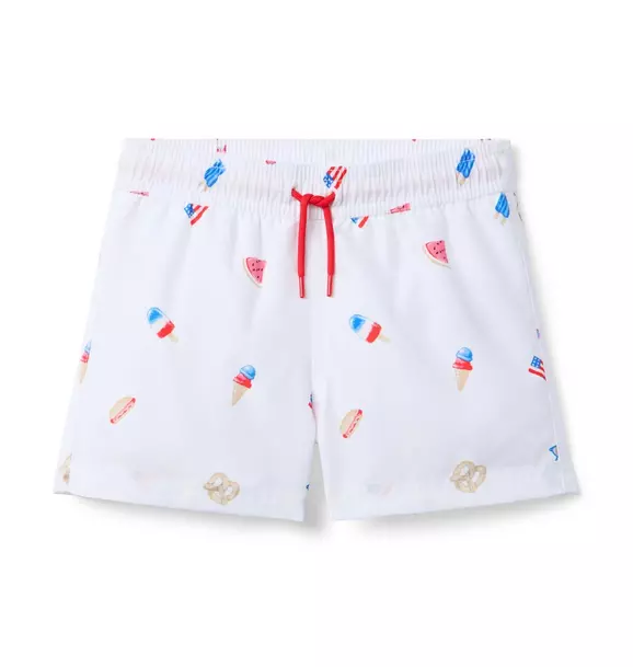 Americana Picnic Swim Trunk
