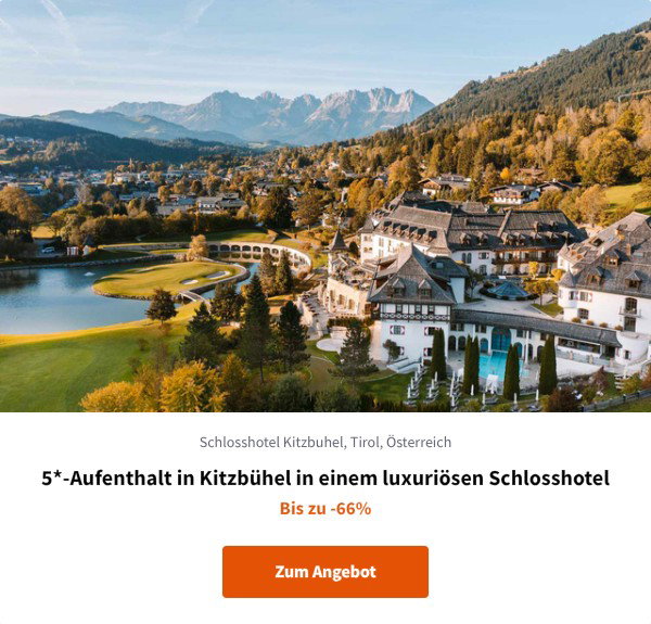 5*-Aufenthalt in Kitzbühel in einem luxuriösen Schlosshotel