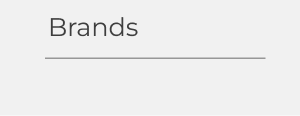 Brands