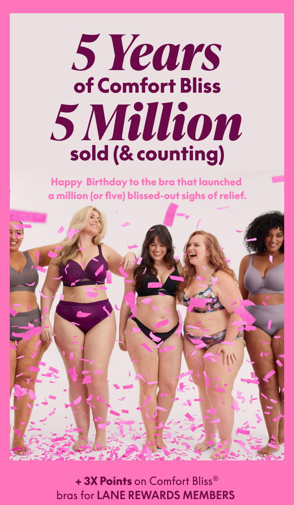Comfort Bliss Bras $29.50 | Other Bras $39.50