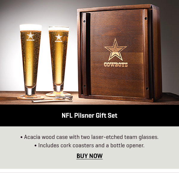 NFL Pilsner Gift Set