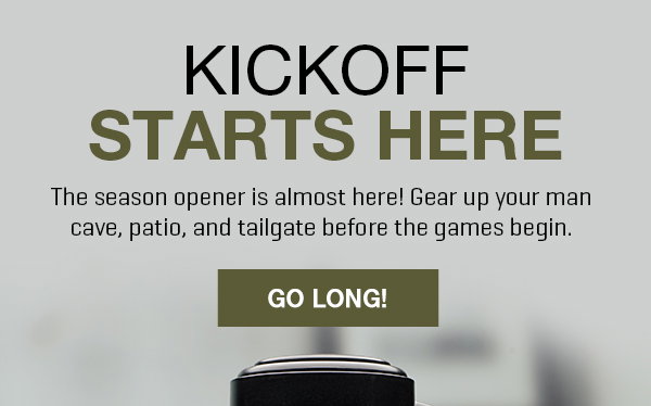 The NFL season starts here! Gear up and rep your favorite team with pride...and get 22% off.