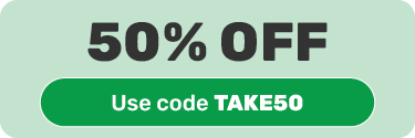 50% Off with code TAKE50