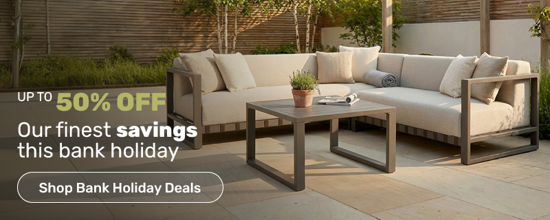 Up to 50% off bank holiday deals