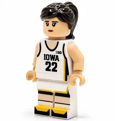#22 IOWA Clark Basketball Player Minifig