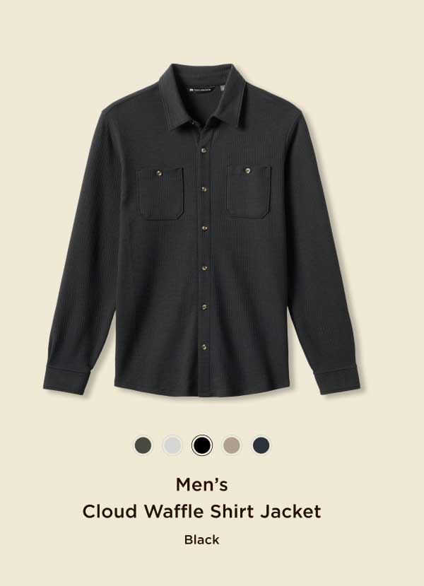 Cloud Waffle Shirt Jacket