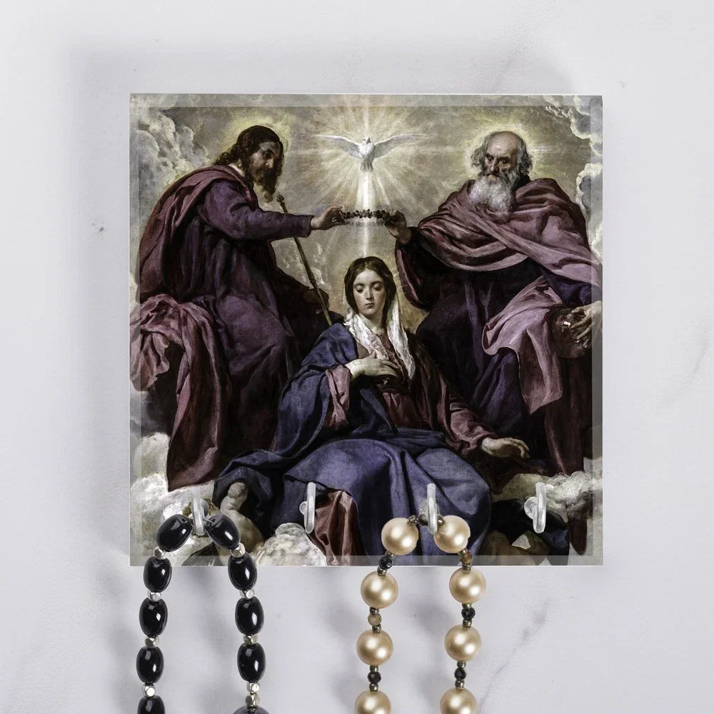 Coronation of the Virgin Rosary Rack