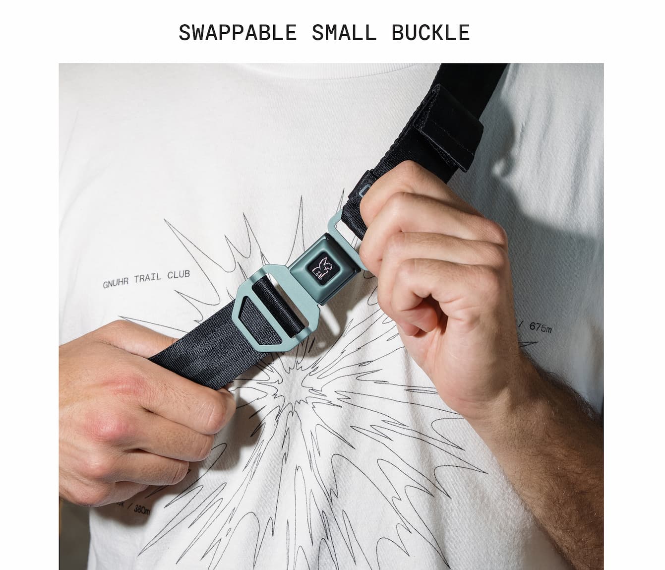 The new Micro Kadet has a swappable SM buckle