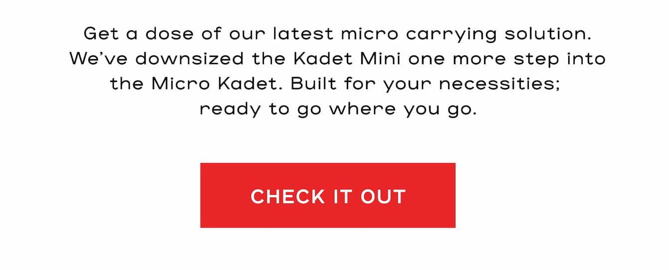The new Micro Kadet 3L Check it Out