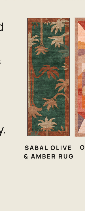 Sambal Olive & Amber Rug
