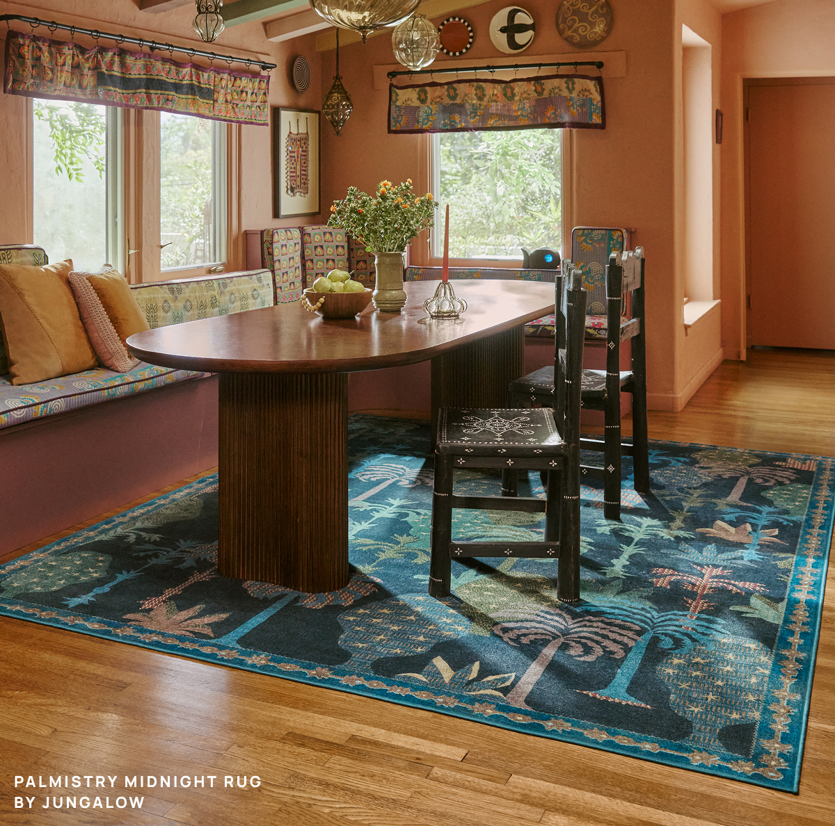 Palmistry Midnight Rug 