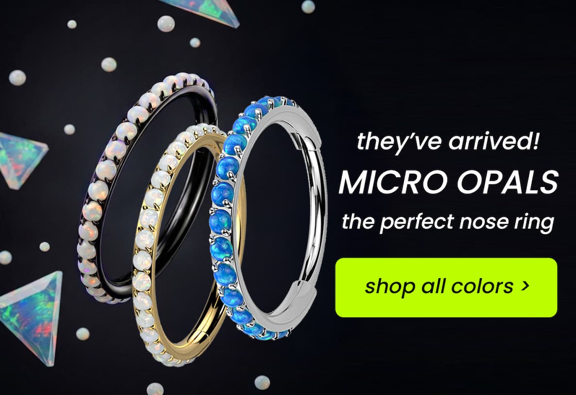 Shop Opal Nose rings >