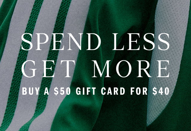 Take home more savings with adidas gift cards.