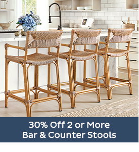 30% Off 2 or More Bar & Counter Stools
