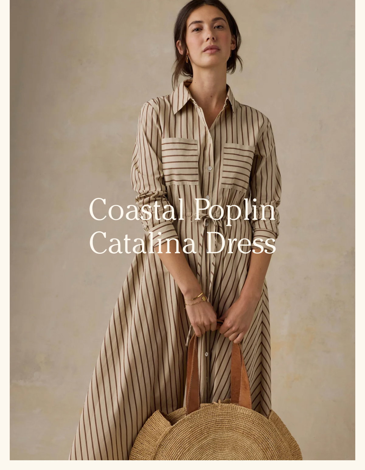 Coastal Poplin Catalina Dress