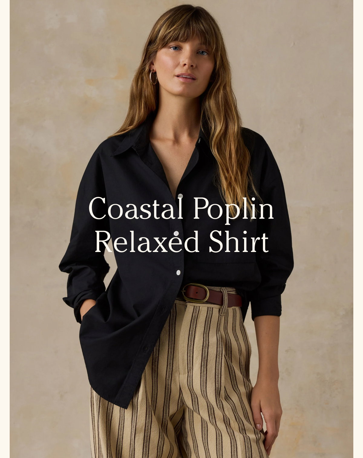 Coastal Poplin Relaxed Shirt