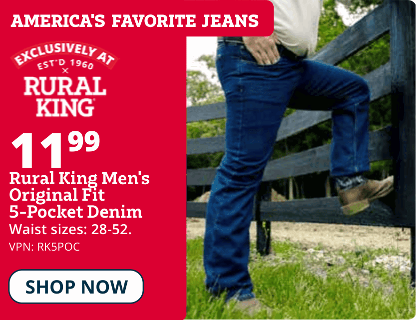 mens 5 pocket denim