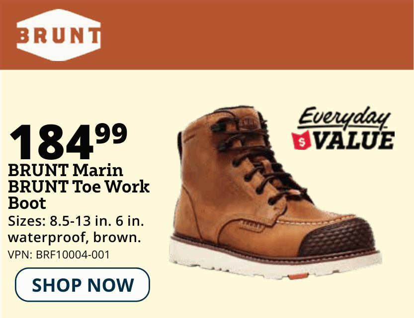 brunt marin brunt toe boot