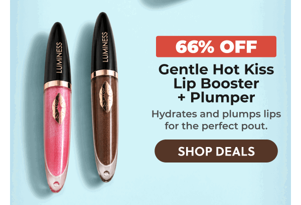 Gentle Hot Kiss Lip Booster + Plumper: Plumps and hydrates lips for the perfect pout.