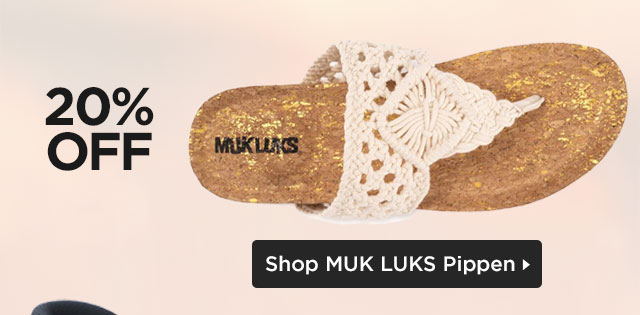 Shop MUK LUKS Pippen sandal 20% off
