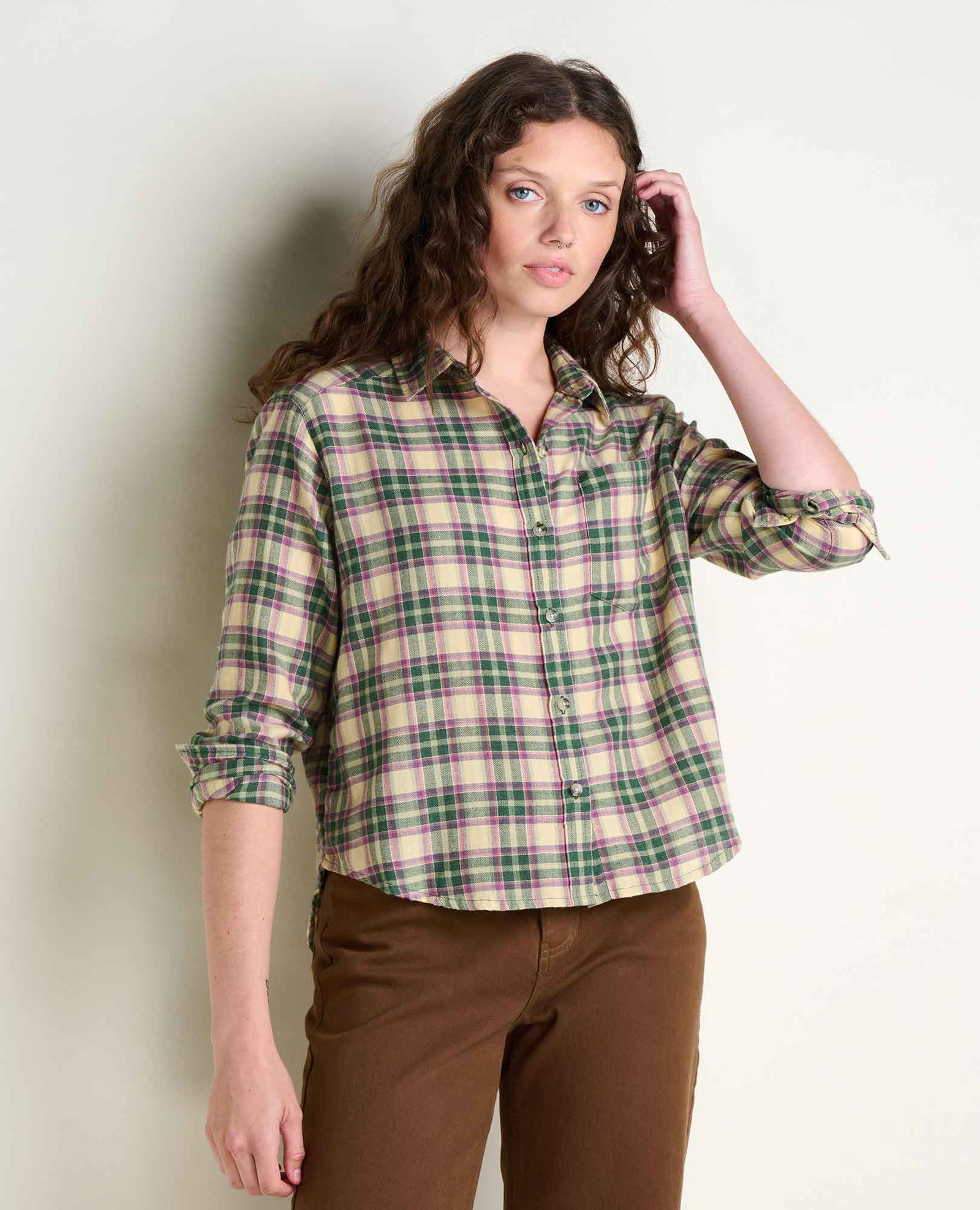 Image of Re-Form Flannel Boxy Shirt