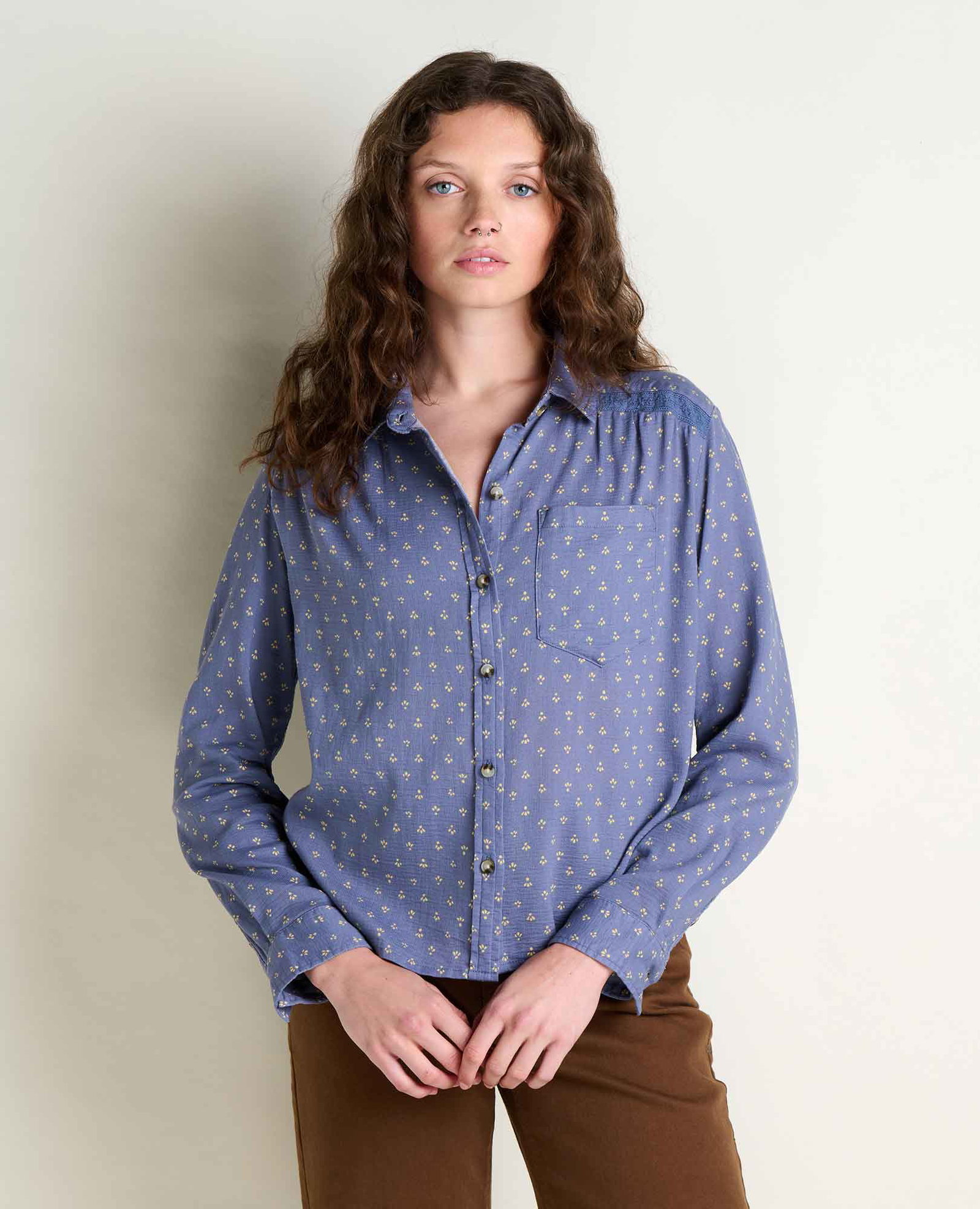 Image of Manzana Boxy Long Sleeve Shirt