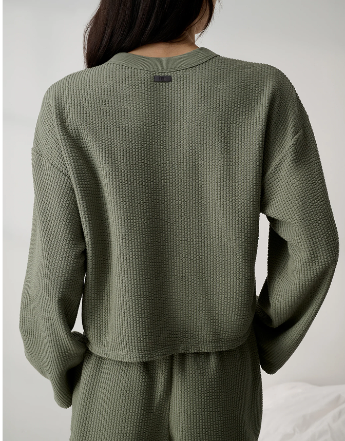 organic cotton wide sleeve top 