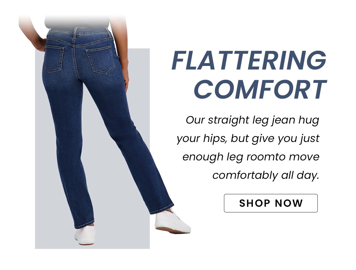 straight leg denim