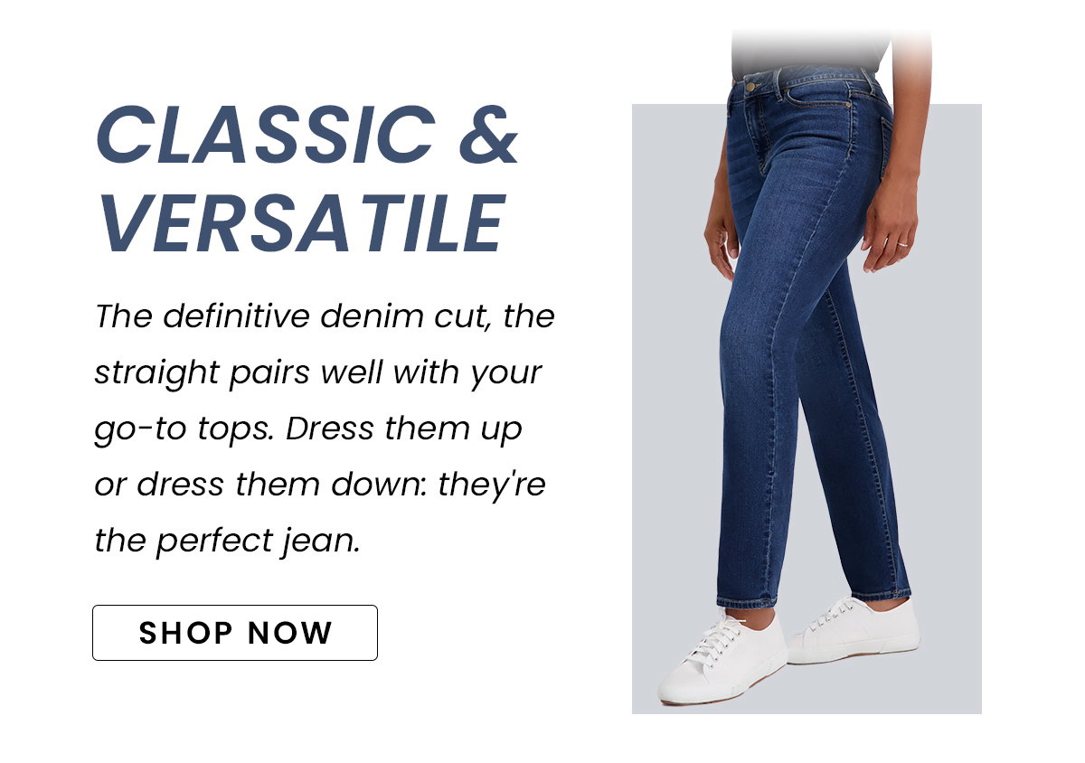 straight leg denim