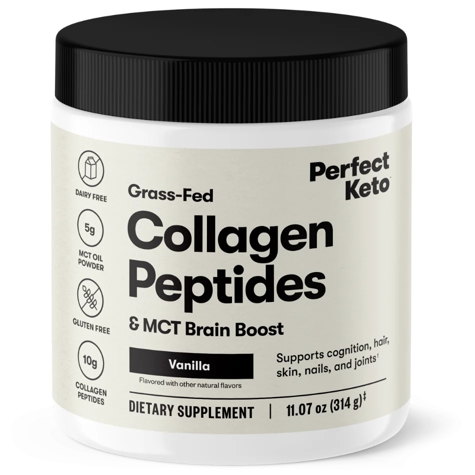 Image of Grass-Fed Collagen Peptides & MCT Brain Boost