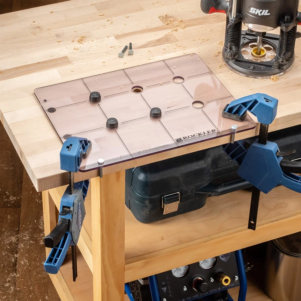 Rockler Dog Hole Routing Template