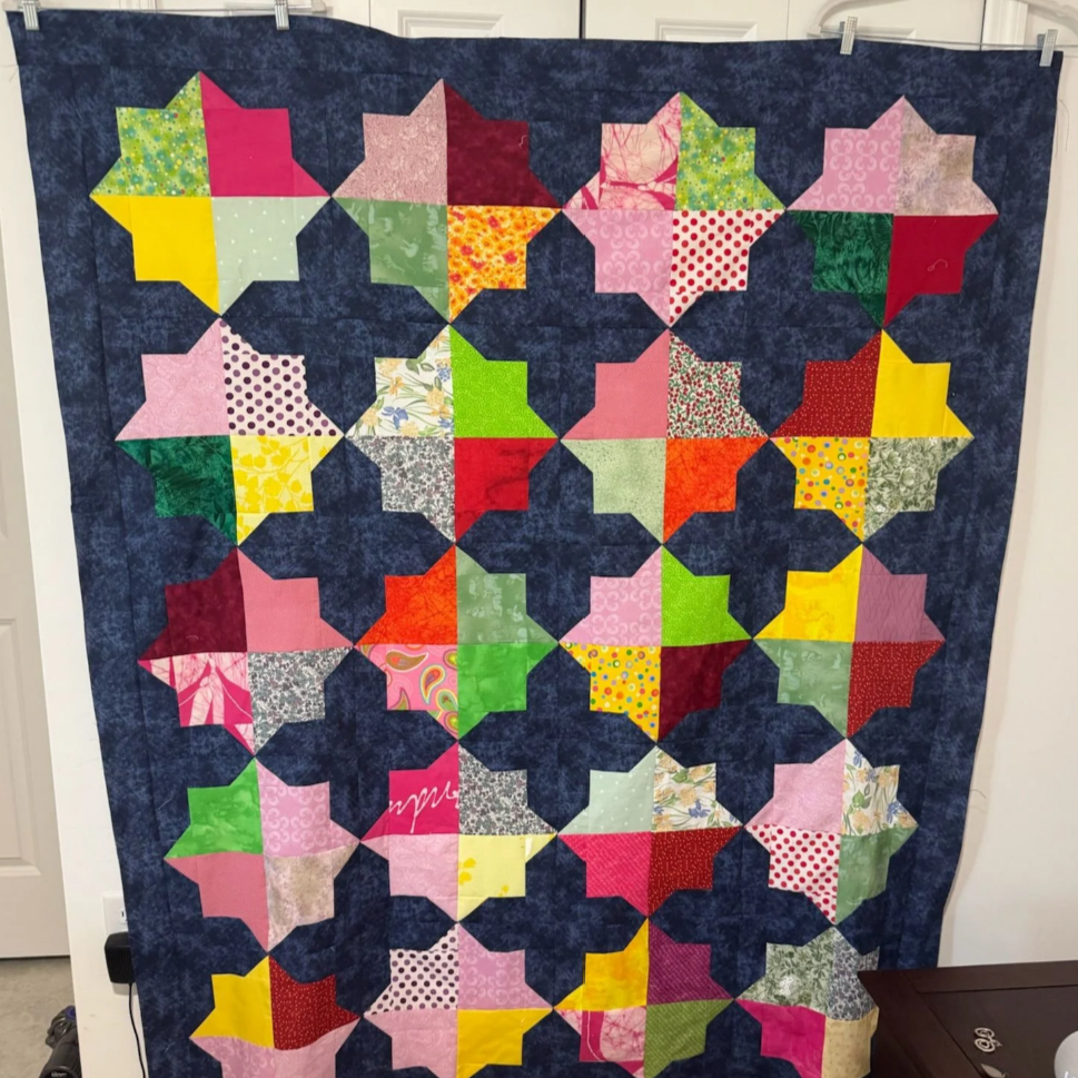 Double Square Star Show & Tell by Janice W