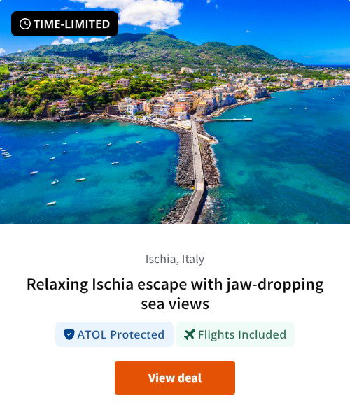 Relaxing Ischia escape with jaw-dropping sea views