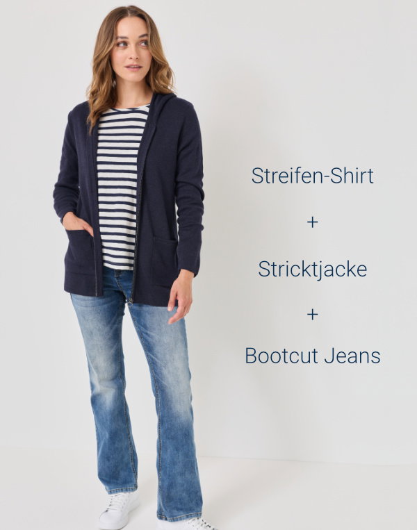 Bootcut Jeans, medium waist