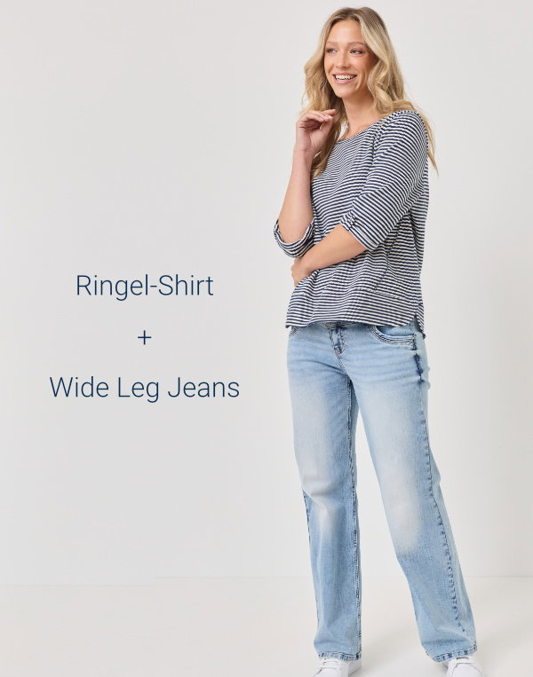 Helle Wide Leg Jeans, medium waist