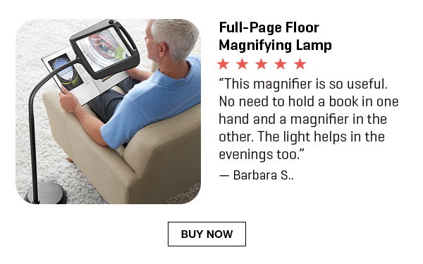 Full-Page Floor Magnifying Lamp