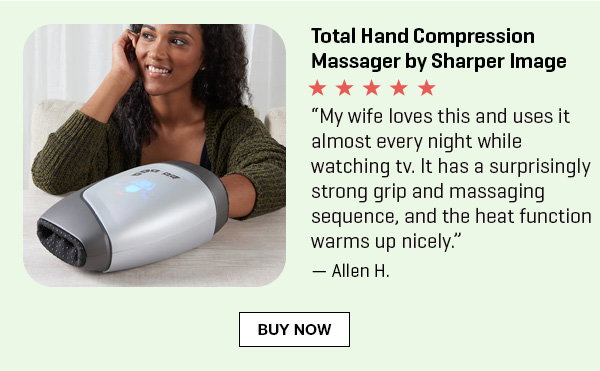 Total Hand Compression Massager by Sharper Image