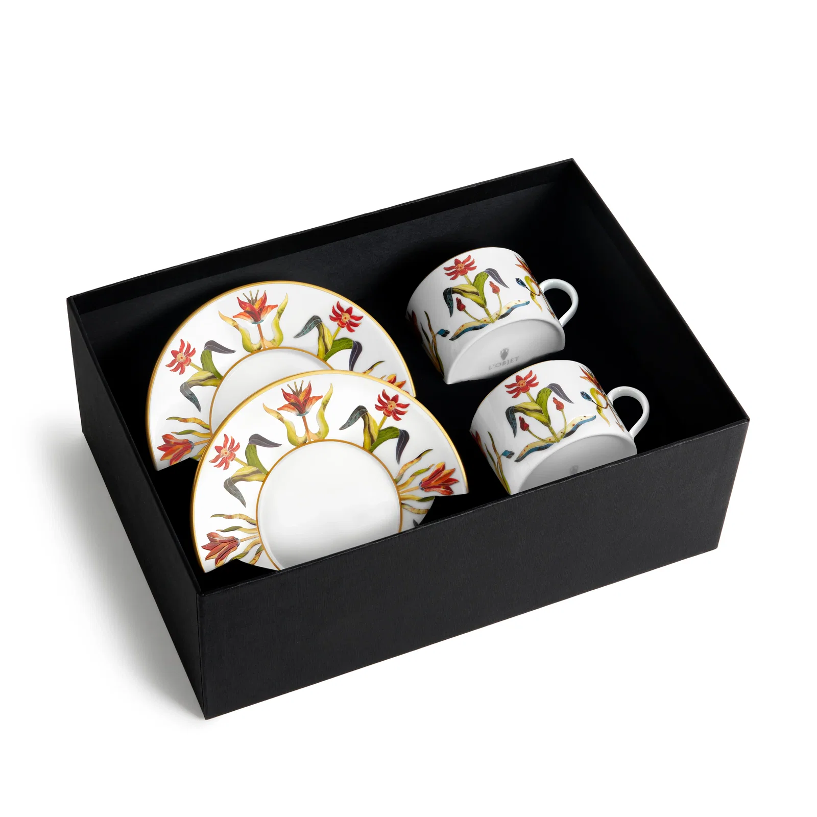 Image of Grand Tour Tea Cup + Saucer (Set of 2)