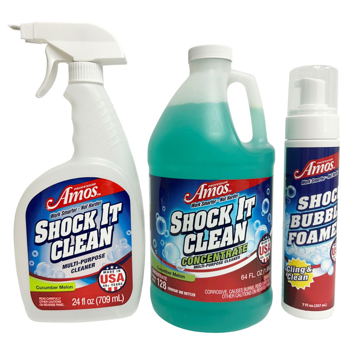 Professor Amos 64 oz Shock It Clean Set
