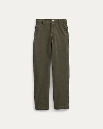 Image | Utility Cigarette Pant | Olive Night