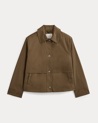 Image | Organic Cotton Twill Field Jacket | Beech