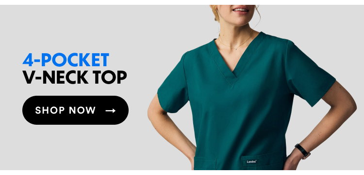 4-Pocket V-Neck Top | Shop Now