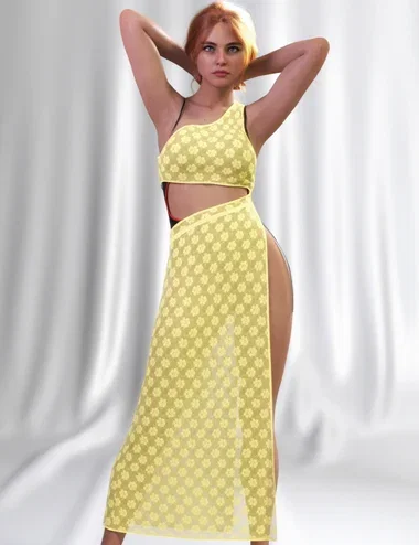 JMR dForce Tamara Beach Dress for Genesis 9 and 8 Female
