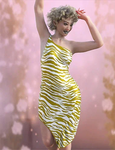 DNA Fern Cocktail Dress for Genesis 9