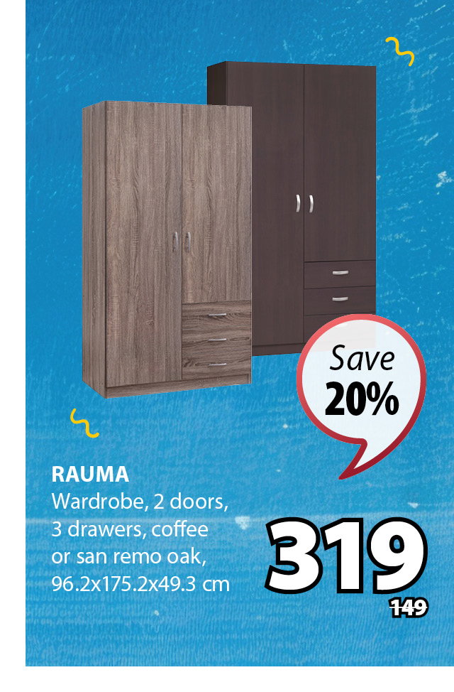 RAUMA Wardrobe | Save 20%
