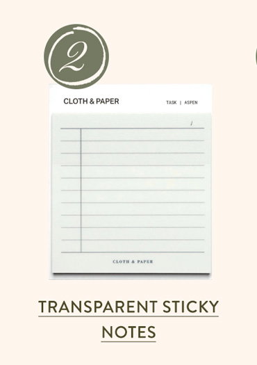 Transparent Sticky Notes 