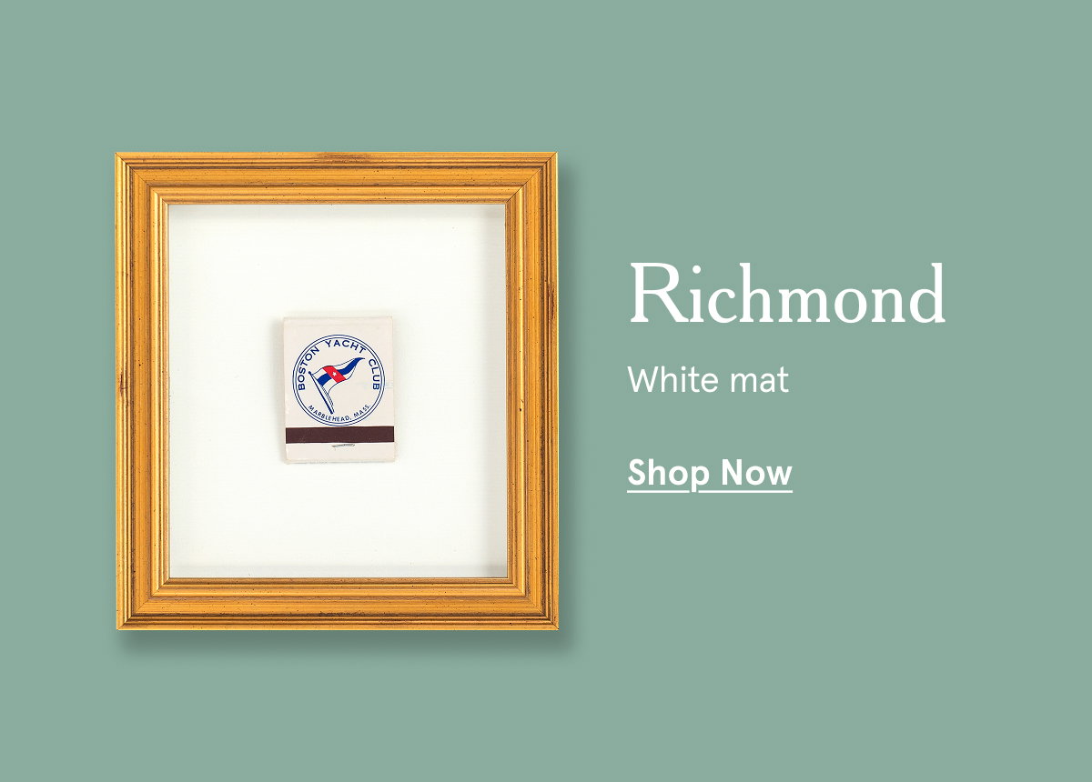 Richmond & white mat