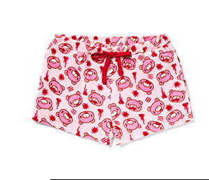 Pink Gloomy Bear Plush Lounge Shorts