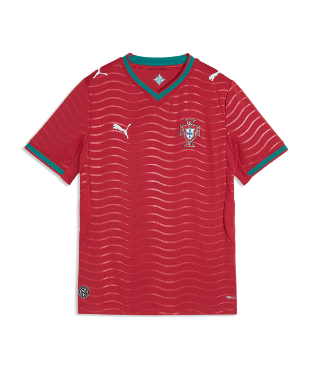 PUMA FPF Portugal Replica Trikot Home WM 2026 Kids Rot F01