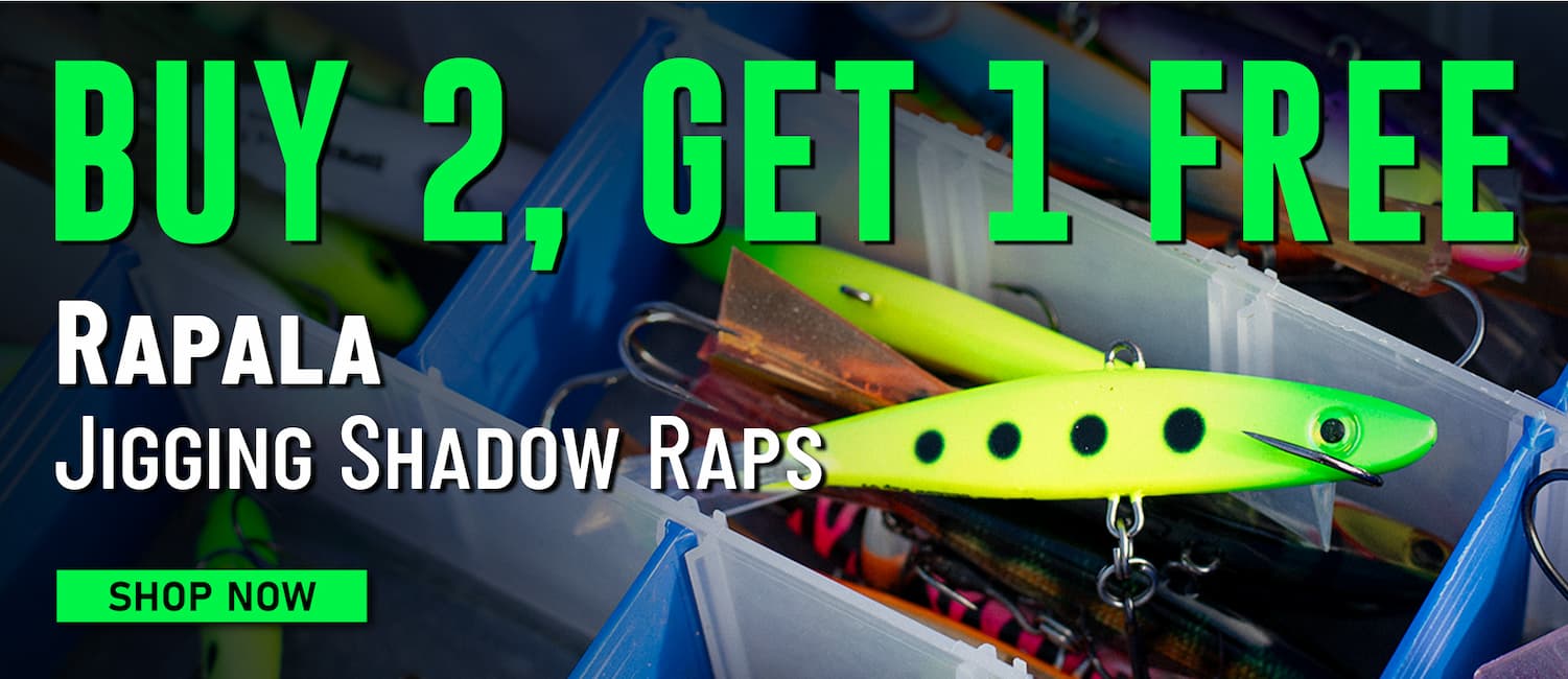 Buy 2, Get 1 Free Rapala Jigging Shadow Raps Shop Now
